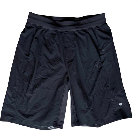 Lululemon T.H.E. Short 9" Linerless Men’s Black Size Small Active Shorts - Picture 1 of 6